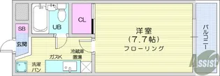 コーポ大和町【3階】の間取り