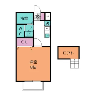 ソルトスプリング【2階】の間取り
