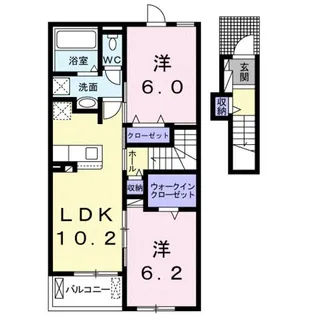 スマイリー 4【2階】の間取り