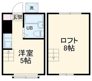 1Rの間取り画像