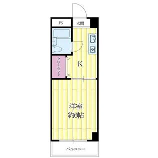 ハッピーハイツ【7階】の間取り