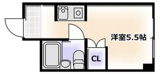 大阪府大阪市西成区花園北1【マンション】の間取り