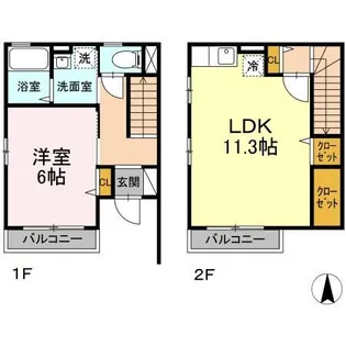カサヴェールIIの間取り