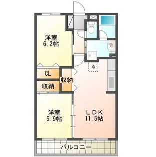 IBB4【3階】の間取り