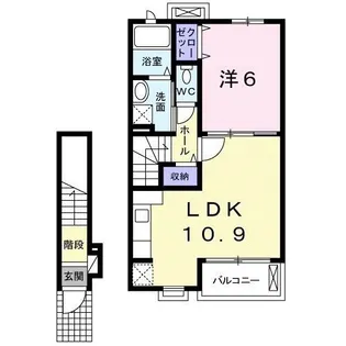 パルテール【2階】の間取り