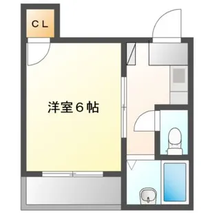 山口ハイツ片山【3階】の間取り