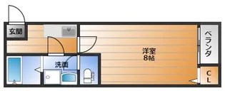 クレフラスト仙台駅北【2階】の間取り