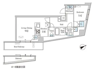 プリマリード南青山【3階】の間取り
