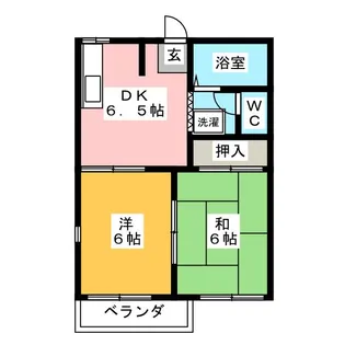 フレグランス松源寺I【2階】の間取り