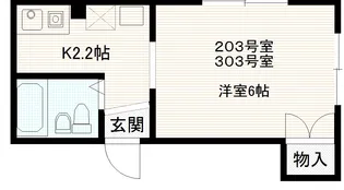 新倉ビル【3階】の間取り