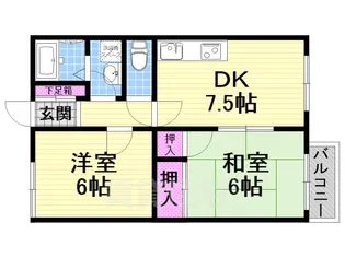 ファミール2号館【2階】の間取り