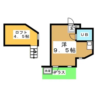 アビレックス・フジ【1階】の間取り