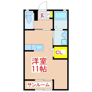 エスポワール木田 A棟【1階】の間取り