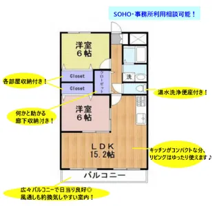 ハーモニーK【2階】の間取り