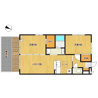 千葉県市川市入船【アパート】の間取り