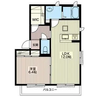 アムール【1階】の間取り