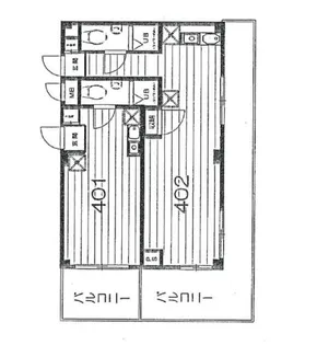 ハウザス小日向【4階】の間取り