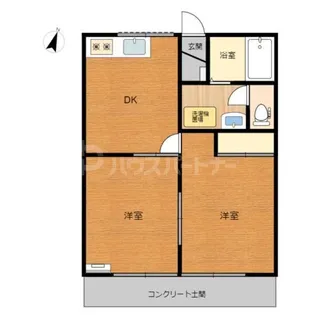埼玉県さいたま市見沼区大和田町1【アパート】の間取り