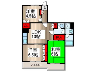 アプニ-ル東所沢_【2階】の間取り