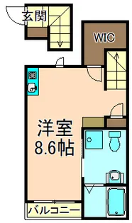 東京都足立区谷在家3【アパート】の間取り