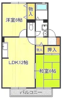 ステラ徳力【2階】の間取り