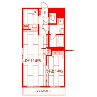 ネオポリストキワVII【3階】の間取り