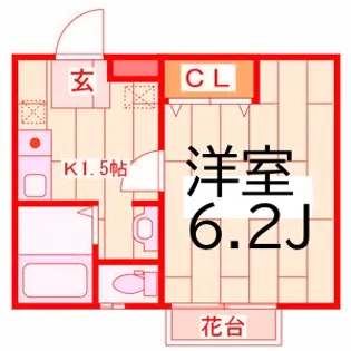ピアヒルズ【2階】の間取り