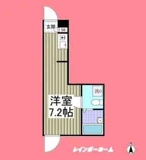 東京都足立区千住旭町【アパート】の間取り