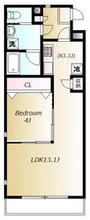 セルリアンパーク根岸【3階】の間取り