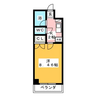 クレオ舞浜II【2階】の間取り