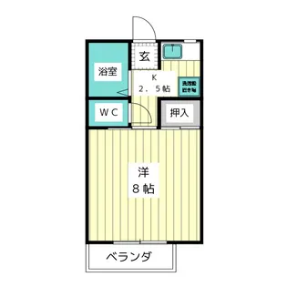 アールズUN【1階】の間取り