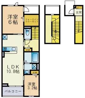 ラメゾン385【3階】の間取り