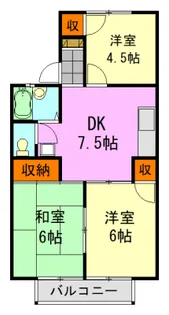 スカイビレッジ【1階】の間取り