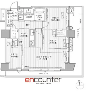 3LDKの間取り画像