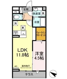 アヴァンス北烏山【3階】の間取り