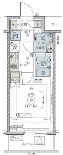 リヴシティ綾瀬WEST【4階】の間取り