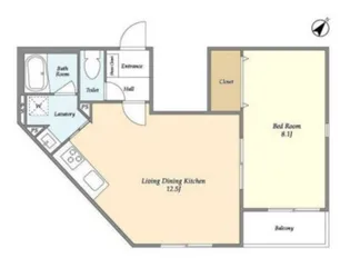 ヴィラクレール文京小石川【5階】の間取り