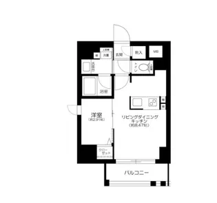 GRANSITE千代田水道橋【6階】の間取り