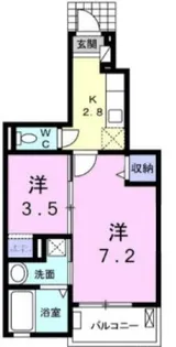 モンテ ソプラ【1階】の間取り