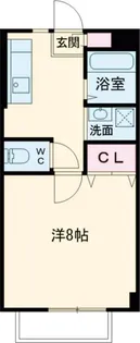 サニーハイツB【2階】の間取り