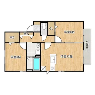 ヴューコート【2階】の間取り