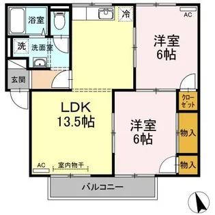 スティブル A棟【2階】の間取り