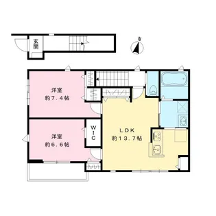 パルティシオン【2階】の間取り