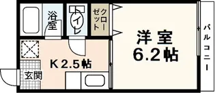 シティハイム吉見園【2階】の間取り