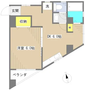 メゾン東橋【3階】の間取り