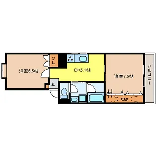 愛知県名古屋市中区大須1【マンション】の間取り