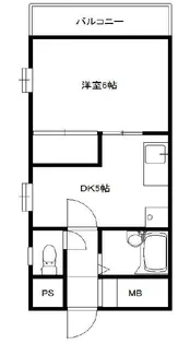 平和台不二ハイツ【2階】の間取り