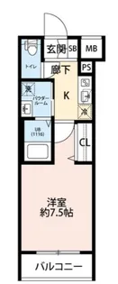 東京都江東区福住1【マンション】の間取り
