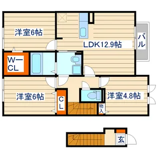 シルビア【2階】の間取り