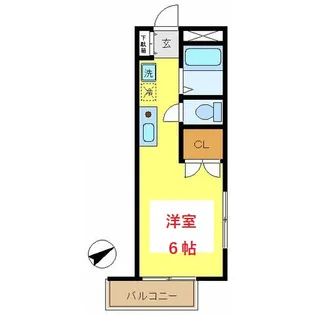 東京都大田区多摩川1【マンション】の間取り